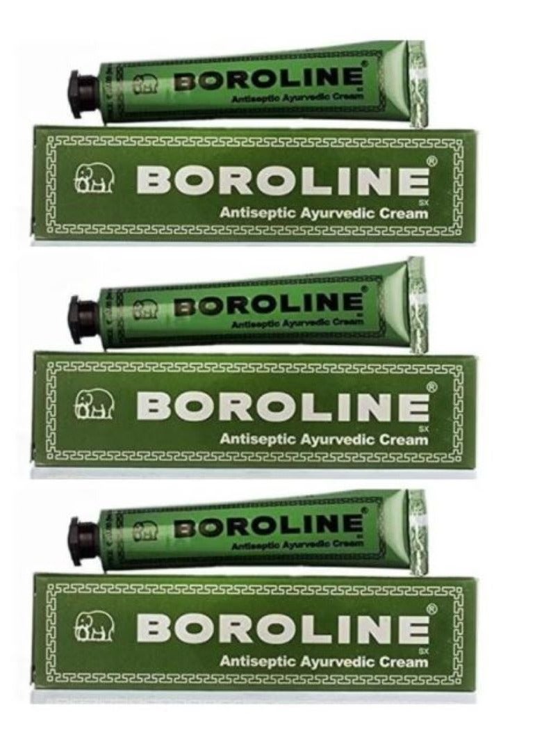 BOROLINE Antiseptic Ayurvedic Cream 20g 3Pcs - Image 1